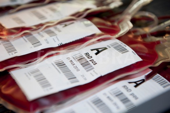 Blood bags for transfusion